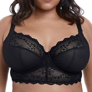 Elomi Charlie Underwire Plunge Longline Bra NWT Size 38 FF